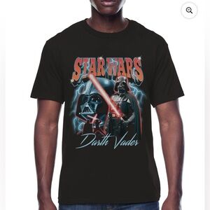 Men’s Star Wars Darth Vader Retro Black Graphic Tee